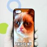 Grumpy Cat This Is My Happy Face Iphone 5 Case