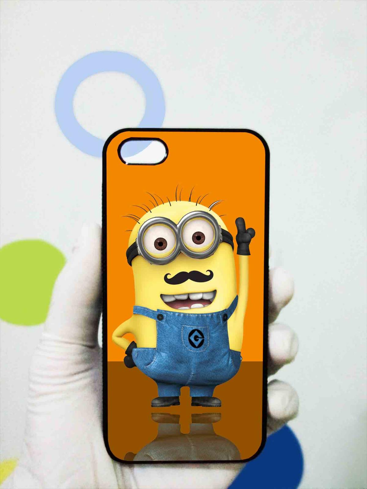 Despicable Minions Mustache Iphone 5 Case